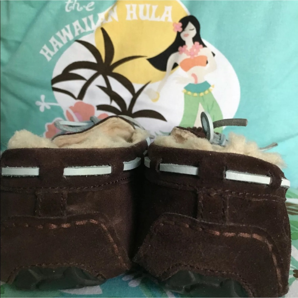 Ugg Dakota Espresso Plush Moccasin Slipper - image 4